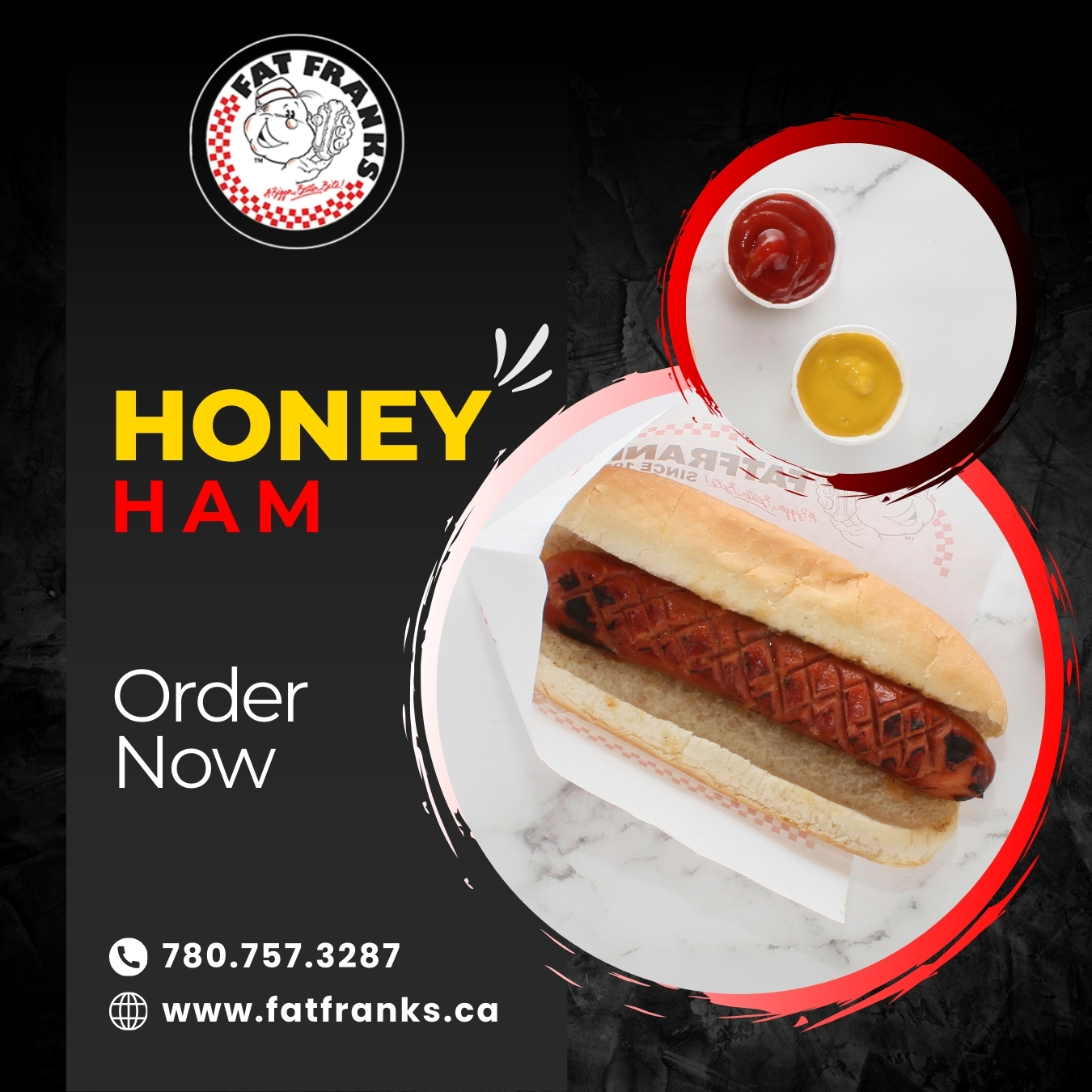 Honey Ham Hot Dog At Fat Franks